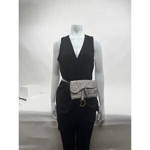 Women's Dior Saddle Grey Belt Bag